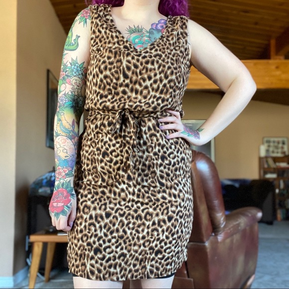 Lucky Brand Dresses & Skirts - LUCKY BRAND • Leopard Print Mini Dress